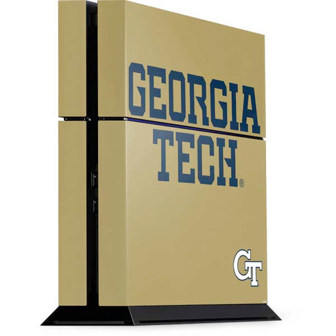 Georgia Institute of Technology LogoType Gold PlayStation PS4 Skins